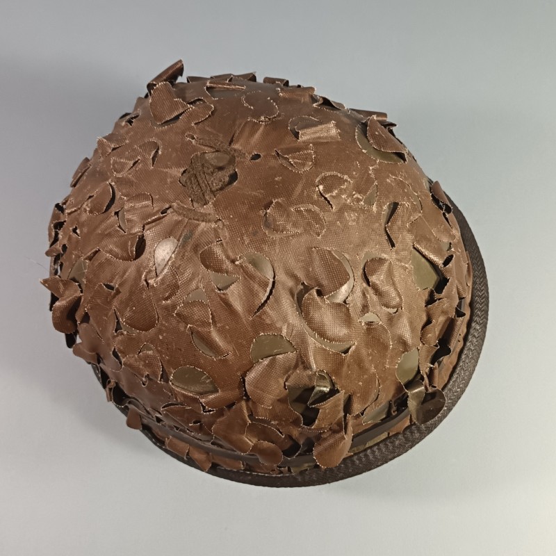 CASQUE F1 ARMEE FRANCAISE CAMOUFLE AVEC LA SALADE REGLEMENTAIRE + LUNETTE BOLLE LEGION ETRANGERE ET TTA